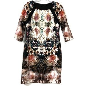 Chris McLaughlin Floral Print Sheath Dress